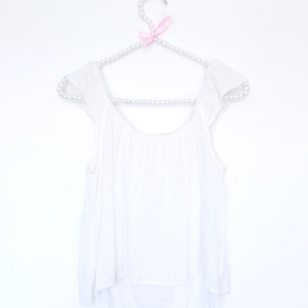 White Girly Blouse